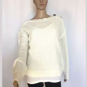 Women's Time & True Relaxed Fit Boatneck Sweater